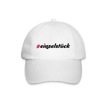 Einzelstück - Baseballkappe - Weiß/Weiß - Vorne