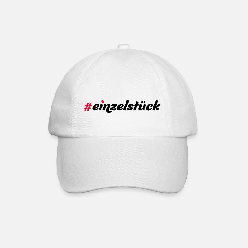 Einzelstück - Baseballkappe - Weiß/Weiß