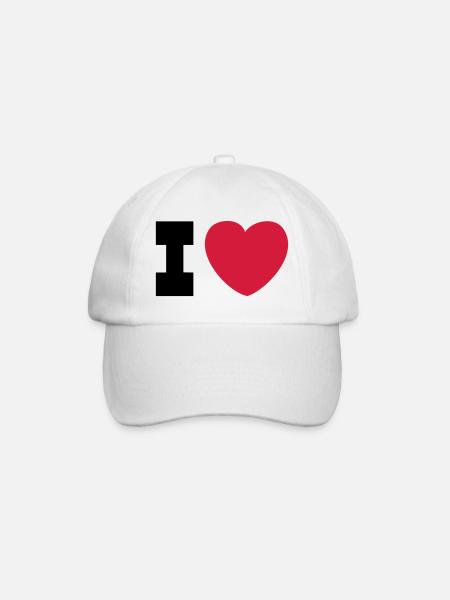 2009 08 23 ilove cowboy 2c - Casquette classique - blanc/blanc