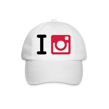 I Instagram + Yours (I Heart NewYork Style) - Baseball Cap - white/white - Front