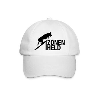 zonenheld_ahuerde_schaeferhund - Baseballkappe - Weiß/Weiß - Vorne