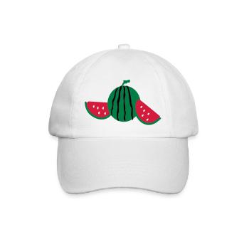 Pastèque fruits - Casquette classique - blanc/blanc - Devant