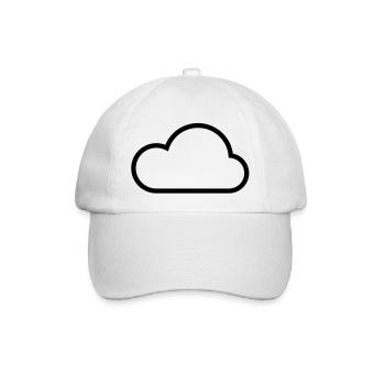 Nuages - Casquette classique - blanc/blanc - Devant