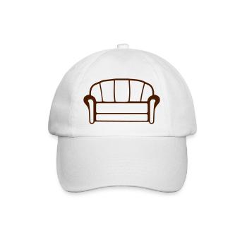 Couch - Casquette classique - blanc/blanc - Devant