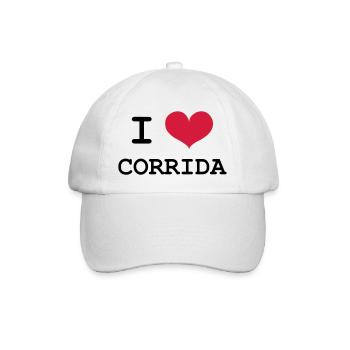 I Love Corrida - Casquette classique - blanc/blanc - Devant