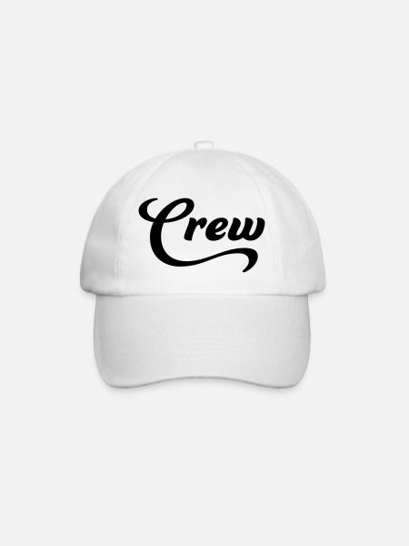 Crew - Baseballkappe - Weiß/Weiß