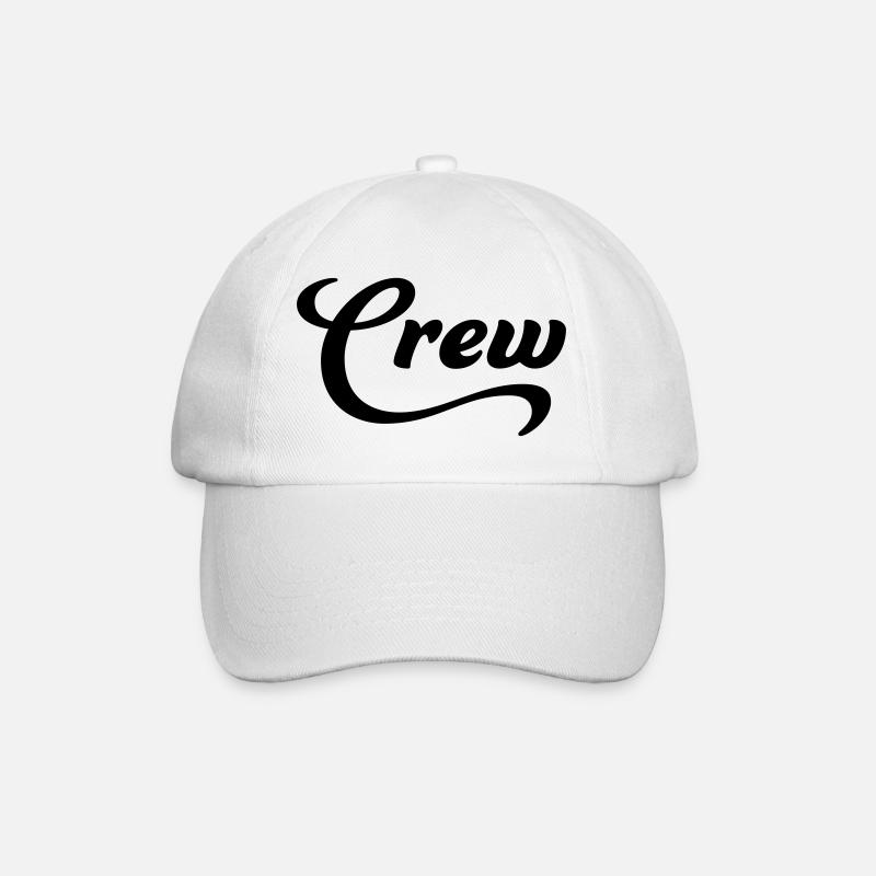 Crew - Baseballkappe - Weiß/Weiß