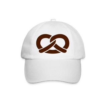 Pretzel - Baseball Cap - white/white - Front