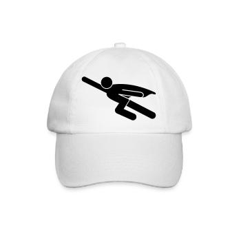 superhero - Baseball Cap - white/white - Front