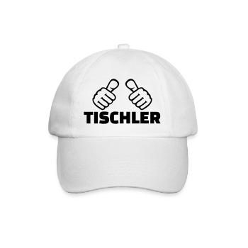 Tischler - Baseballkappe - Weiß/Weiß - Vorne