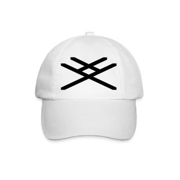 Doppelkreuz von sant Andrea sa1 - Baseballkappe - Weiß/Weiß - Vorne