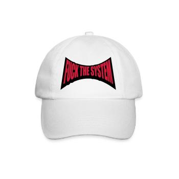 Punk baise le système - Casquette classique - blanc/blanc - Devant