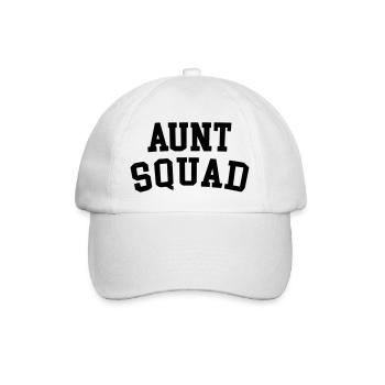 Aunt squad - Baseball Cap - white/white - Front