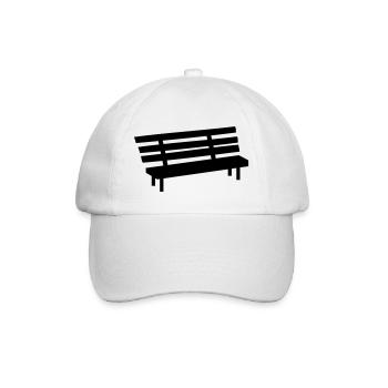 Parkbank - Baseballkappe - Weiß/Weiß - Vorne