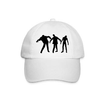 zombies - Baseball Cap - white/white - Front