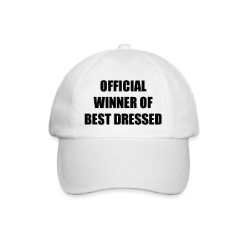 Official winner of - Baseball Cap - white/white - Front