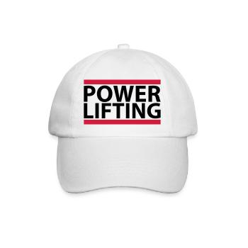Powerlifting - Baseball Cap - white/white - Front