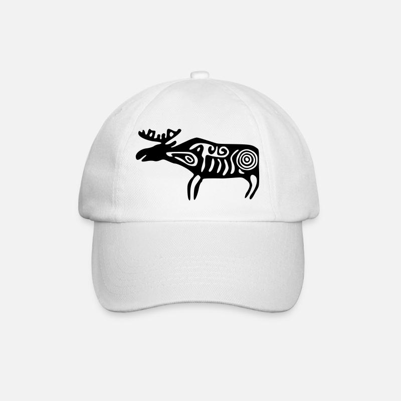 Graines d’orignal Sámi - Casquette classique - blanc/blanc