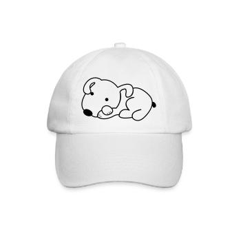 dog - Casquette classique - blanc/blanc - Devant