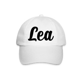Lea - Baseballkappe - Weiß/Weiß - Vorne