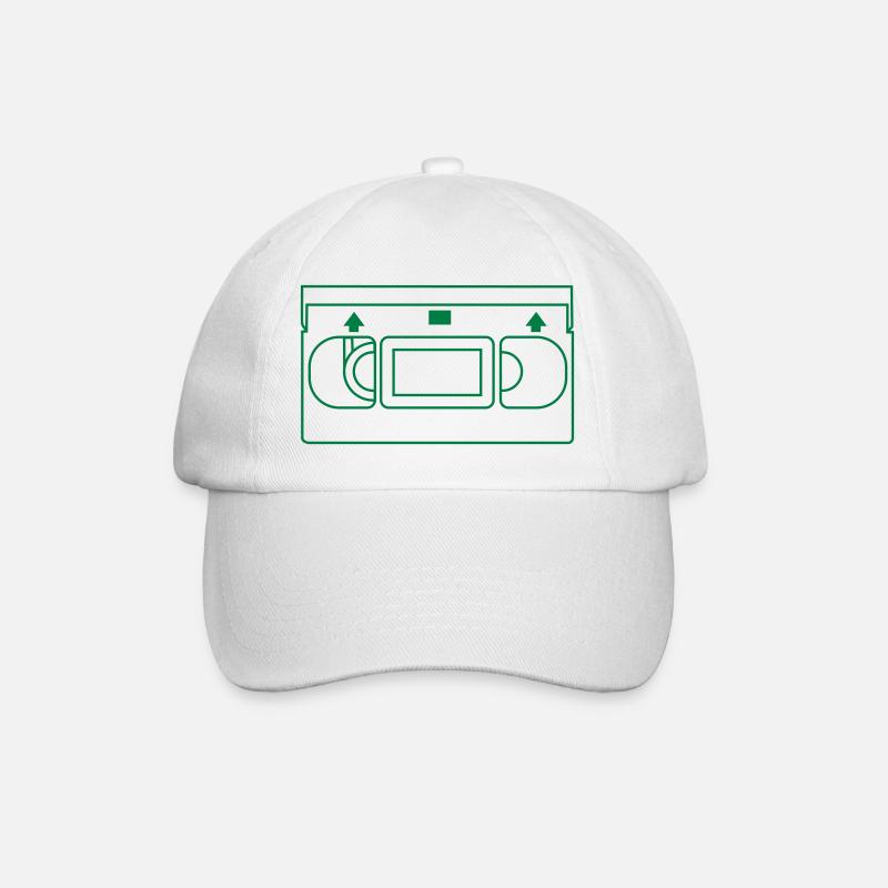 VHS-Band - Baseballkappe - Weiß/Weiß