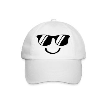 smile - Baseballkappe - Weiß/Weiß - Vorne