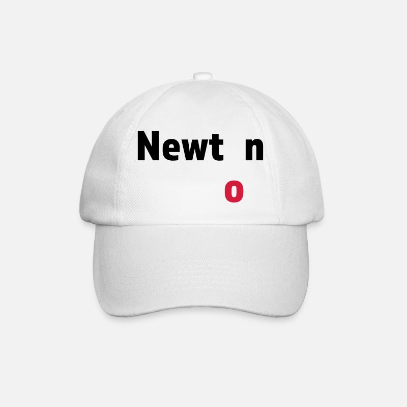 Newton - Wissenschaft - Baseballkappe - Weiß/Weiß