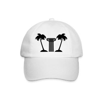 Colonne de palmier - Casquette classique - blanc/blanc - Devant