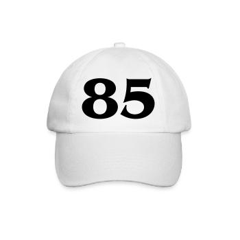 Zahl 85 - Baseball Cap - white/white - Front