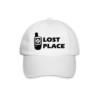 Geocaching GPS Lost Place Cache - Casquette classique - blanc/blanc - Devant