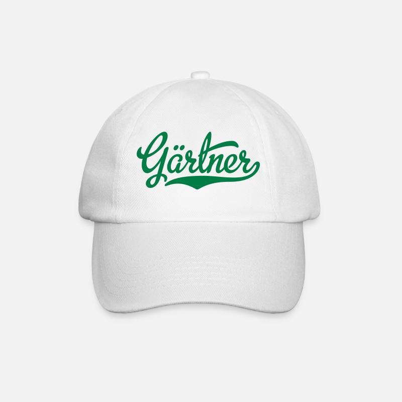 Gärtner - Baseballkappe - Weiß/Weiß