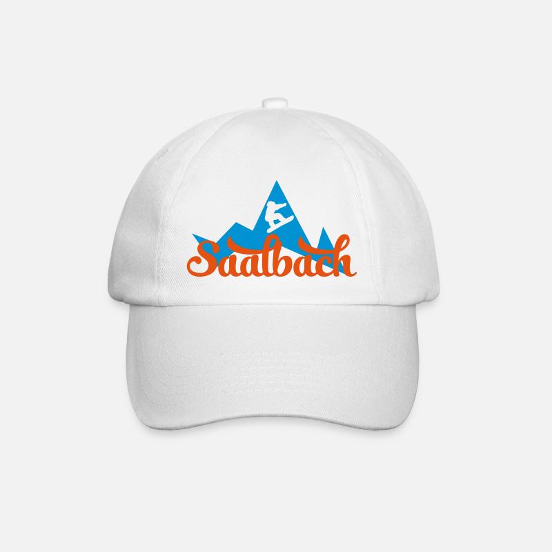 saalbach - Baseballkappe - Weiß/Weiß