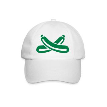 Zucchini - Baseballkappe - Weiß/Weiß - Vorne