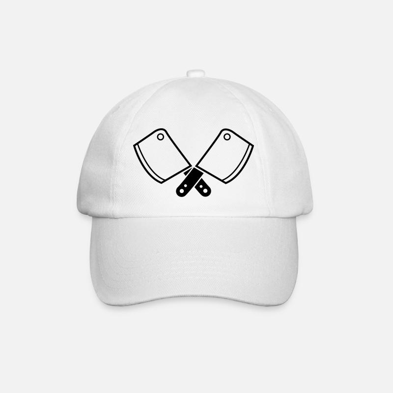 Metzger - Baseballkappe - Weiß/Weiß