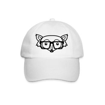 Head Design Fuchs - Baseball Cap - white/white - Front