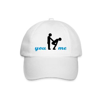 two guys (b) - Casquette classique - blanc/blanc - Devant