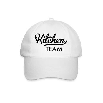 Team Kitchen - Baseball Cap - white/white - Front