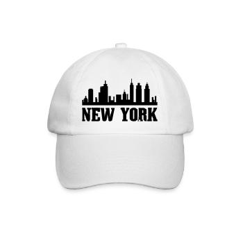 New York - Casquette classique - blanc/blanc - Devant