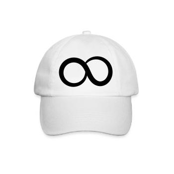 Infinity symbol Endless Love Infinitude Vector - Baseball Cap - white/white - Front