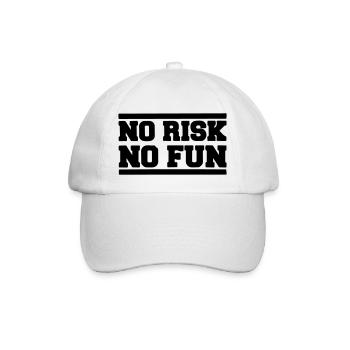 Aucun risque pas de plaisir - Casquette classique - blanc/blanc - Devant