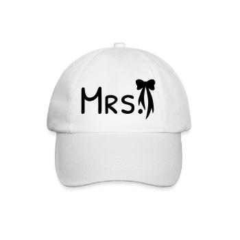 Miss Schleife Braut - Baseballkappe - Weiß/Weiß - Vorne
