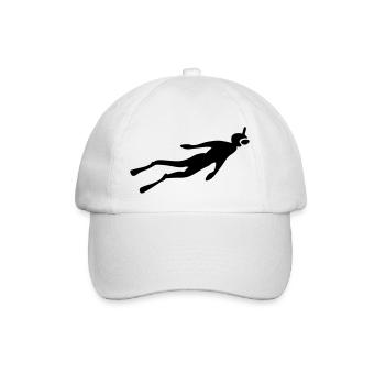 Taucher Gerätetauchen - Baseballkappe - Weiß/Weiß - Vorne