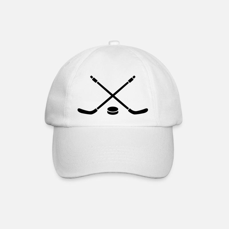 Eishockey - Baseballkappe - Weiß/Weiß