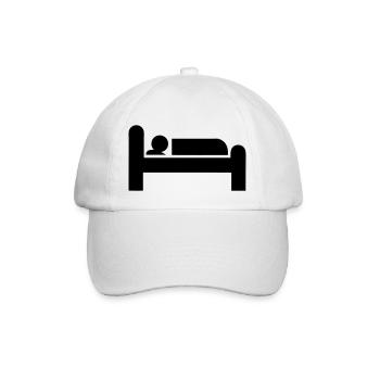 icon lit dormir dort - Casquette classique - blanc/blanc - Devant