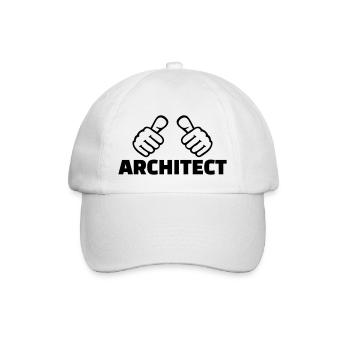 Architecte - Casquette classique - blanc/blanc - Devant