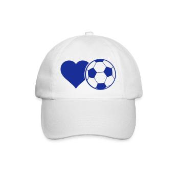 love_soccer_01 - Casquette classique - blanc/blanc - Devant