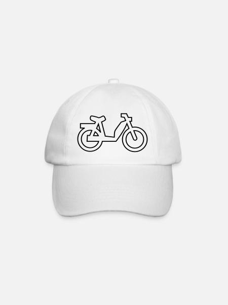 mofa - Baseballkappe - Weiß/Weiß