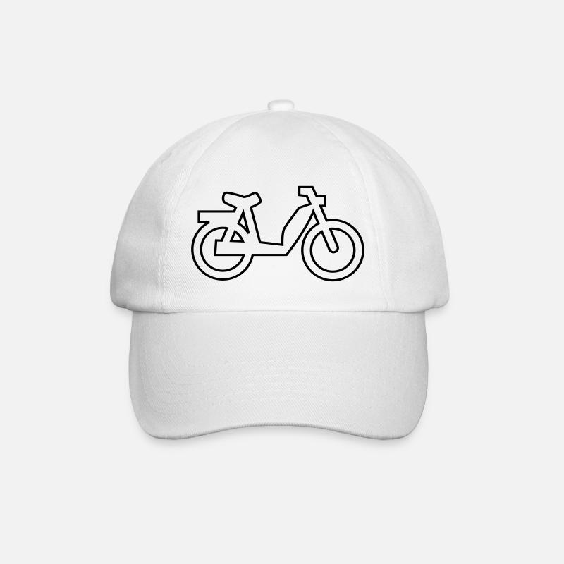 mofa - Baseballkappe - Weiß/Weiß