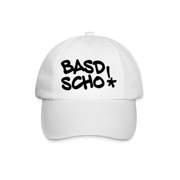 Basd scho, fränkisch, bayrisch, Spruch - Baseballkappe - Weiß/Weiß - Vorne