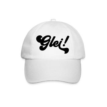 Glei – bayerischer Zeitbegriff und Lebensart - Baseballkappe - Weiß/Weiß - Vorne